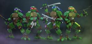 LEGO Teenage Mutant Ninja Turtles fan design
